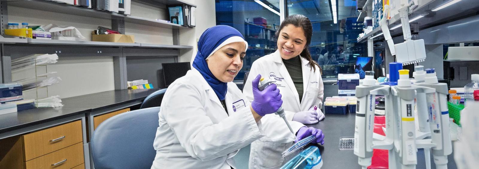 Scientists Perform Experiment in a Laboratory