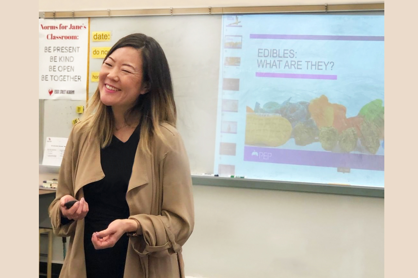 PEP Co-Director Dr. Larissa K. Laskowski in the classroom.