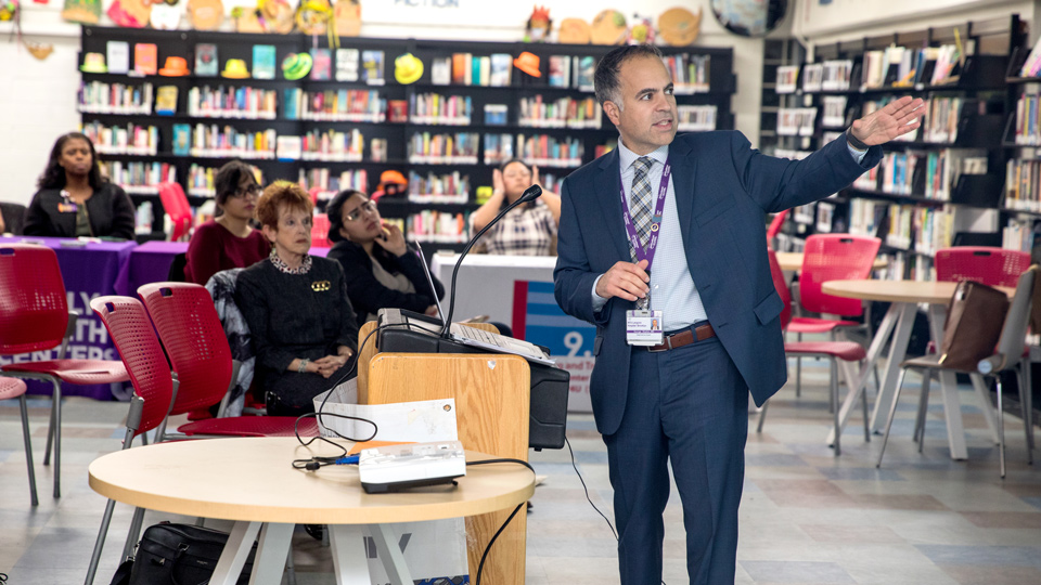 Stamp Out Cancer Brooklyn Member Meets with Local Community