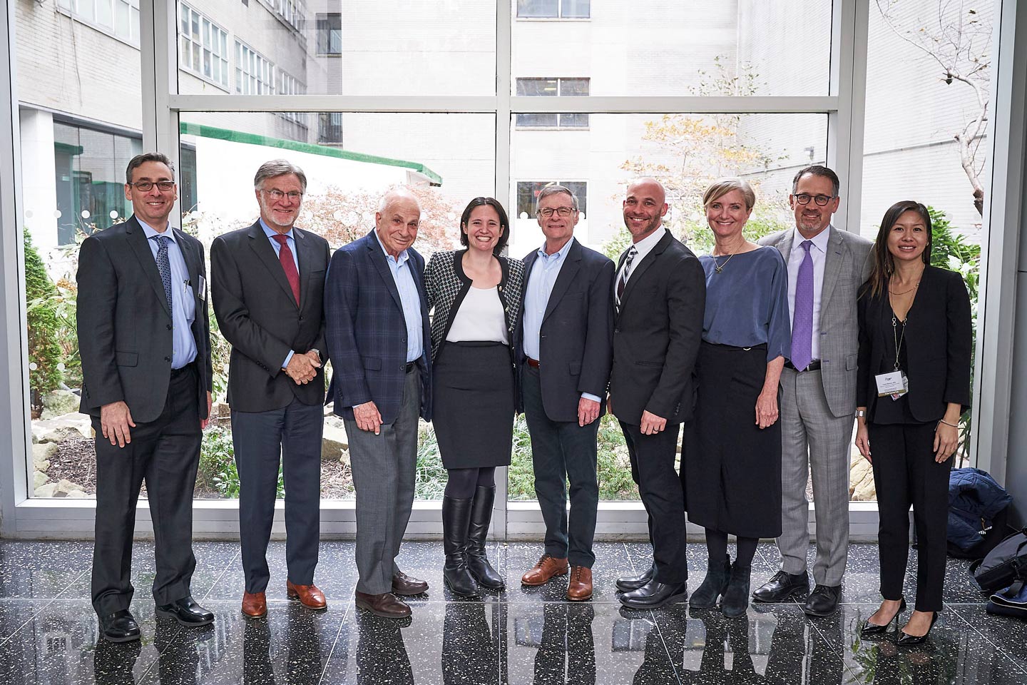 Dr. Steven Abramson (second from left) with some of the participants at the Fourth Annual Medical Education Innovations and Scholarship Day.