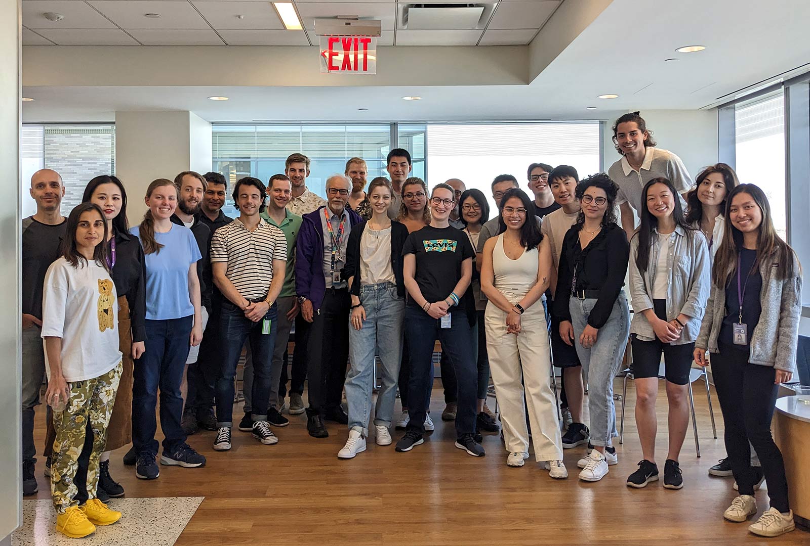 Jef Boeke with his lab team