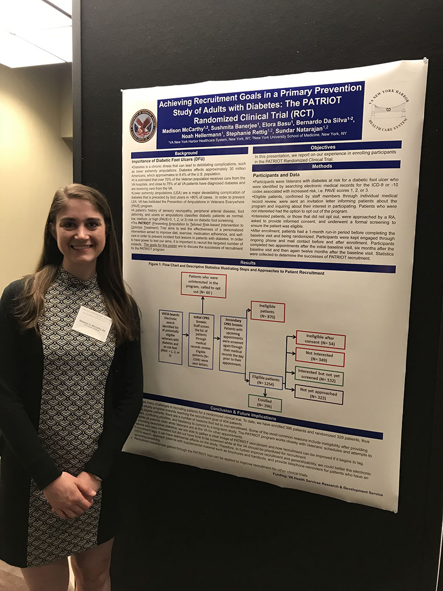Madison McCarthy in Front of Her Poster at SBM 2018 