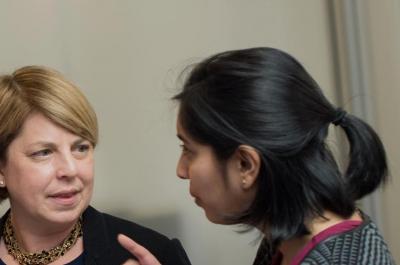 Psychiatry Experts Chatting in Hallway