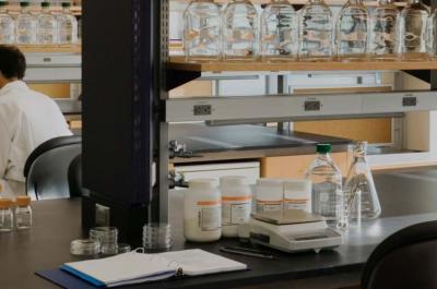 Researchers Sitting in Lab