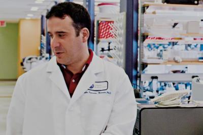 Researchers Working in Lab