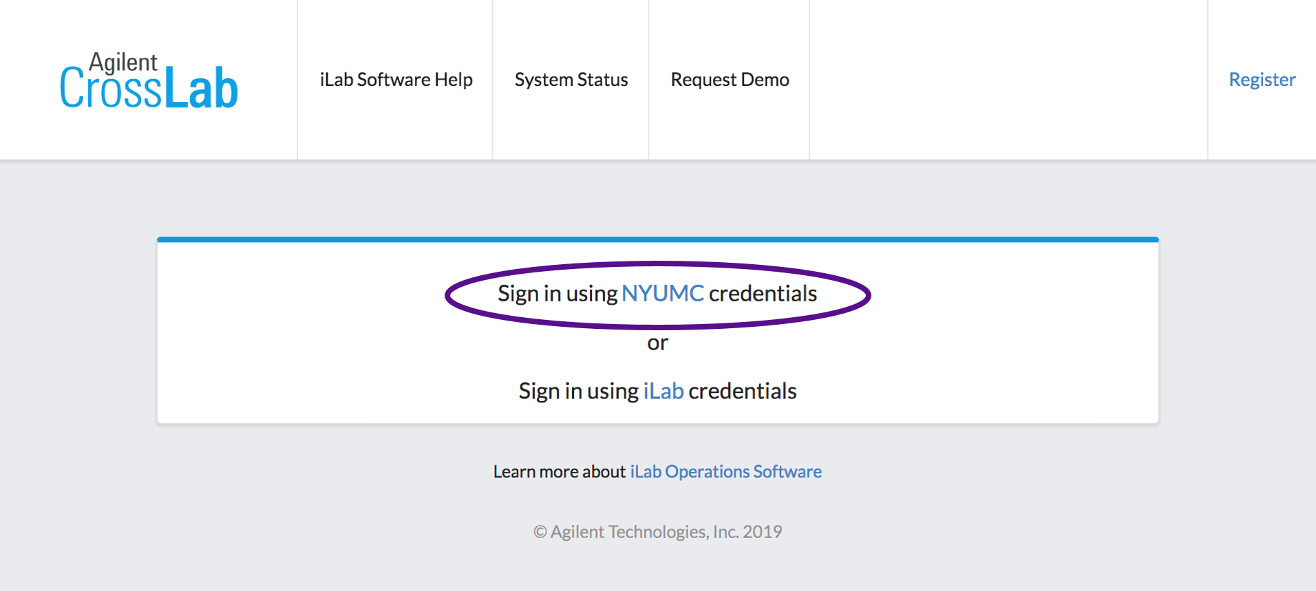 Instructions for accessing iLab internal users