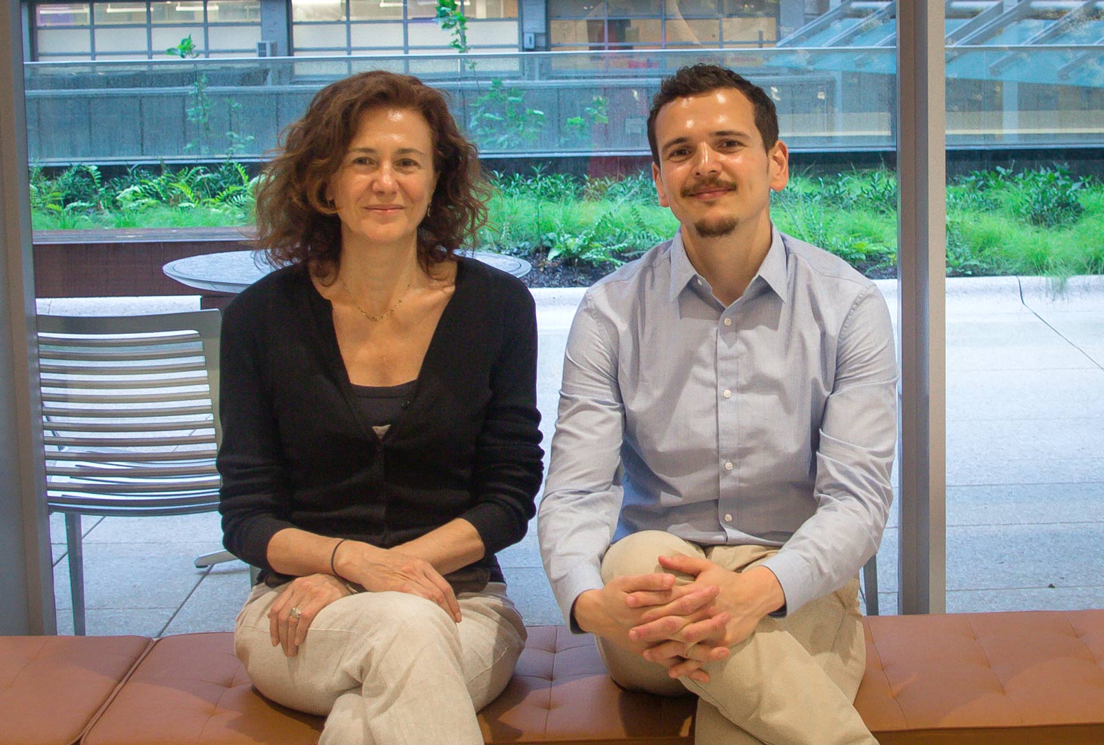 Dr. Cristina M. Alberini with Sackler Institute of Graduate Biomedical Sciences Student Luendreo Barboza