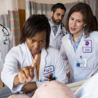 Attending Physician Dr. Jaime Levine and Students