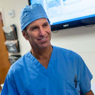 Dr. Andrew Feldman with Surgery Residents