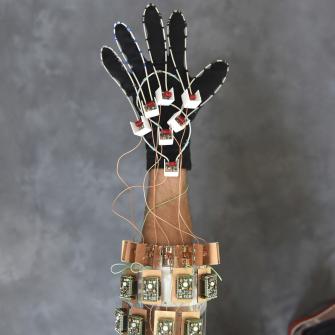 MRI detector glove