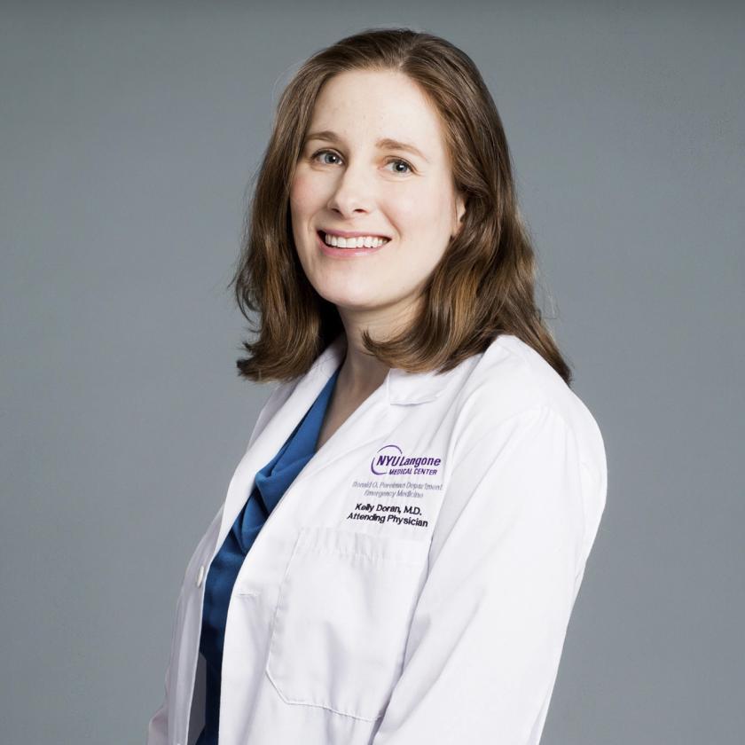 Professor and emergency medicine physician Dr. Kelly M. Doran